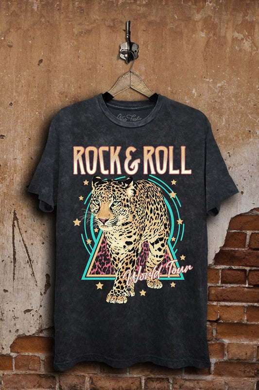 Rock & Roll Tiger Graphic Tee