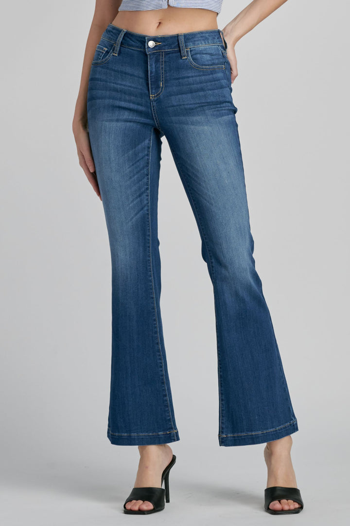 "Sydney" Mid Rise 30" Inseam Jeans