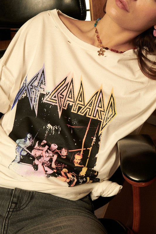 Def Leppard Rainbow Graphic Tee