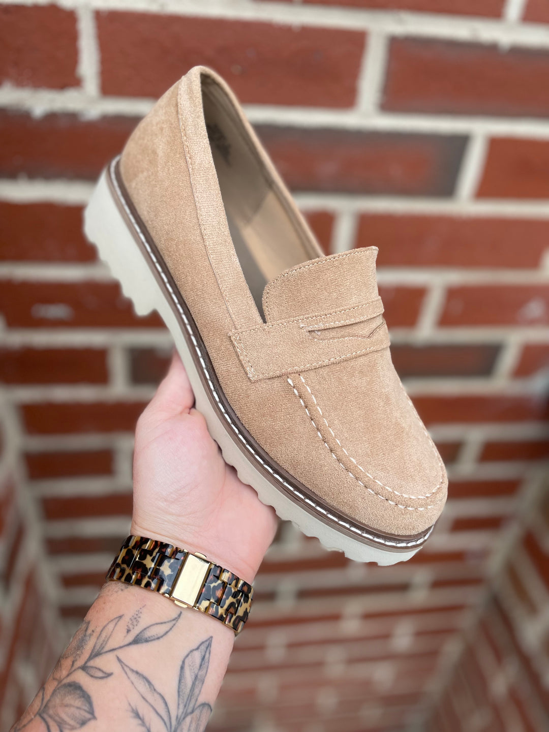 Boost Sand Suede Loafers