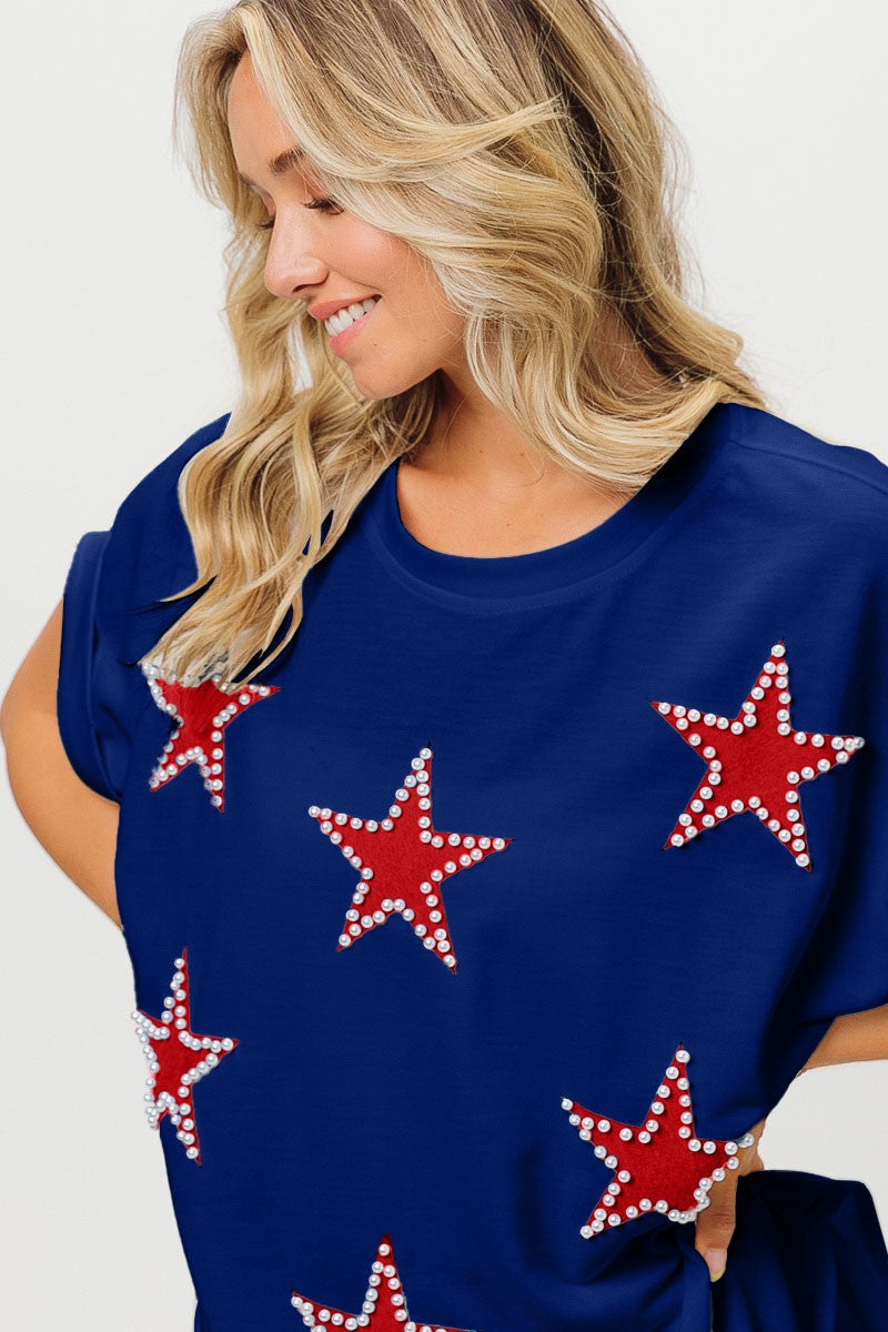 Pearl Star Short Sleeve Top (3 Colors)