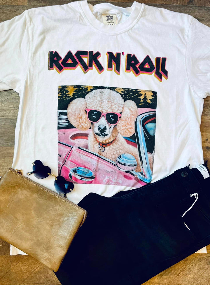 Rock N Roll Poodle Tee