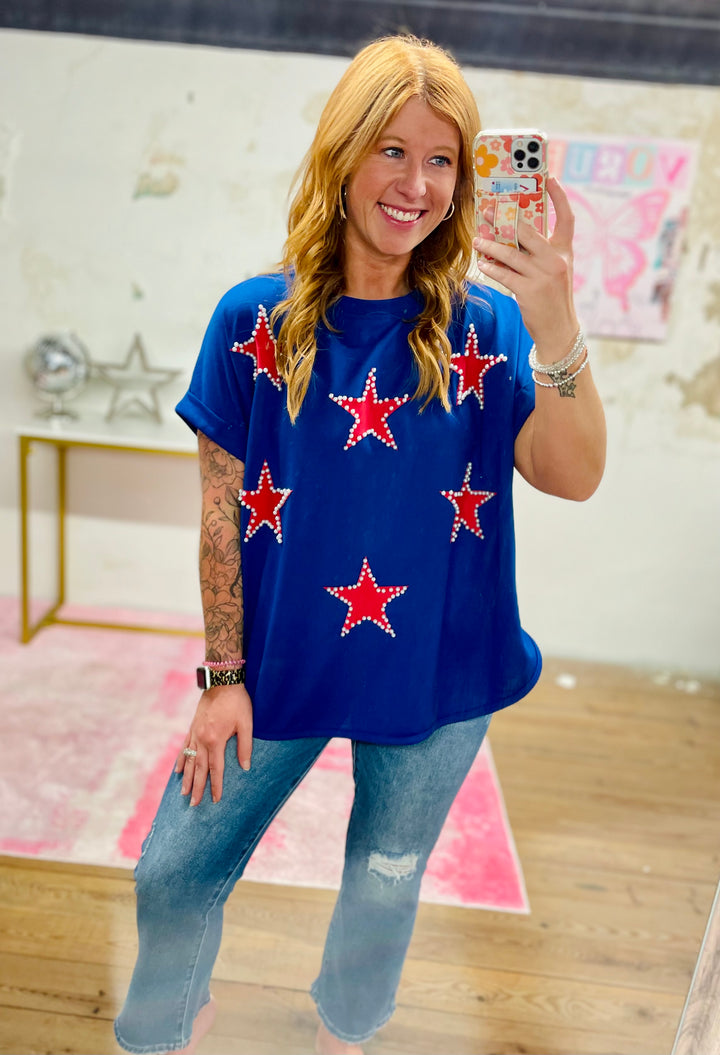 Pearl Star Short Sleeve Top (3 Colors)