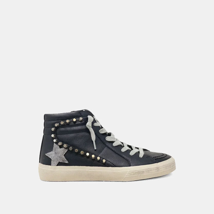 "Riri Black" Shu Shop High Top Sneaker