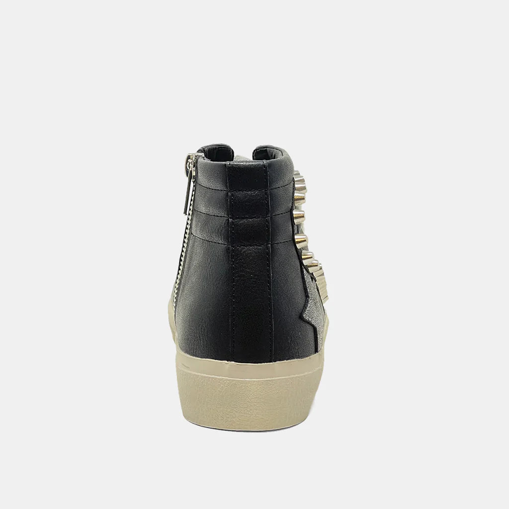 "Riri Black" Shu Shop High Top Sneaker