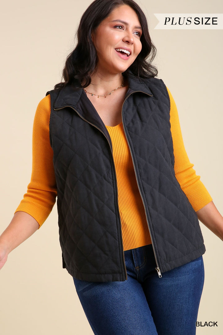 Quilted Vest with Pockets