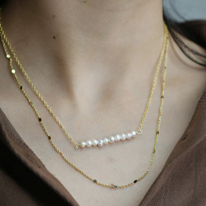 Pearl Bar Necklace