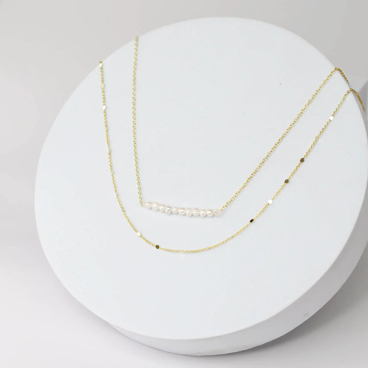 Pearl Bar Necklace