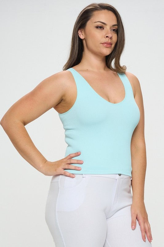 Go-To Reversible Ribbed Seamless Tank