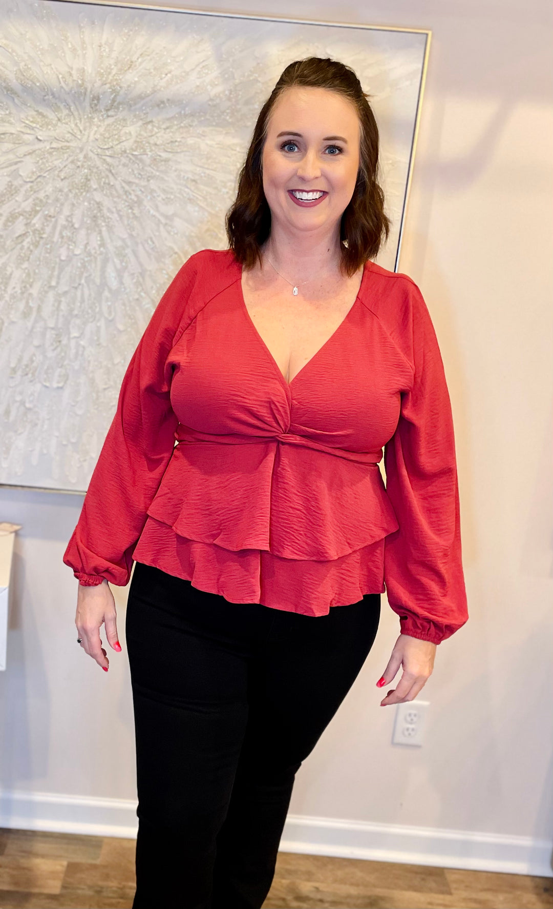 “Girl’s Night Out” Plus Size Top